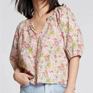 & Other Stories floral blouse, size 34